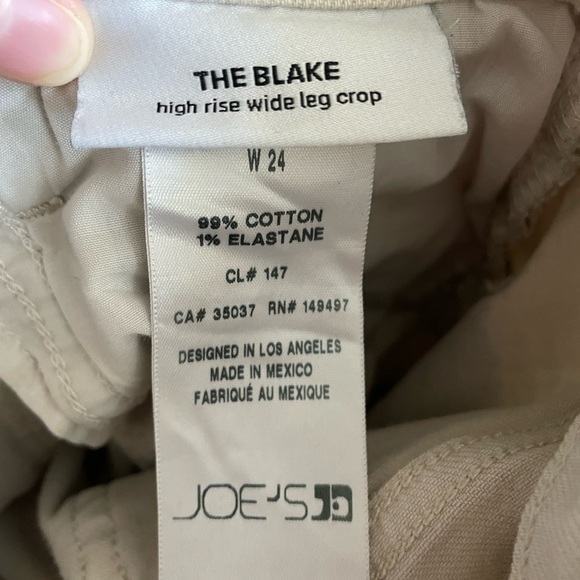 Joe’s Jeans The Blake High Rise Wide Leg Crop - Picture 8 of 8